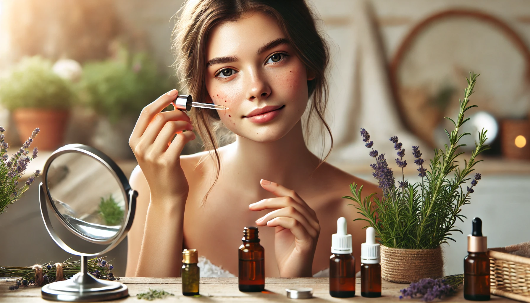 Cómo Combatir el Acné de Forma Natural con Aceites Esenciales