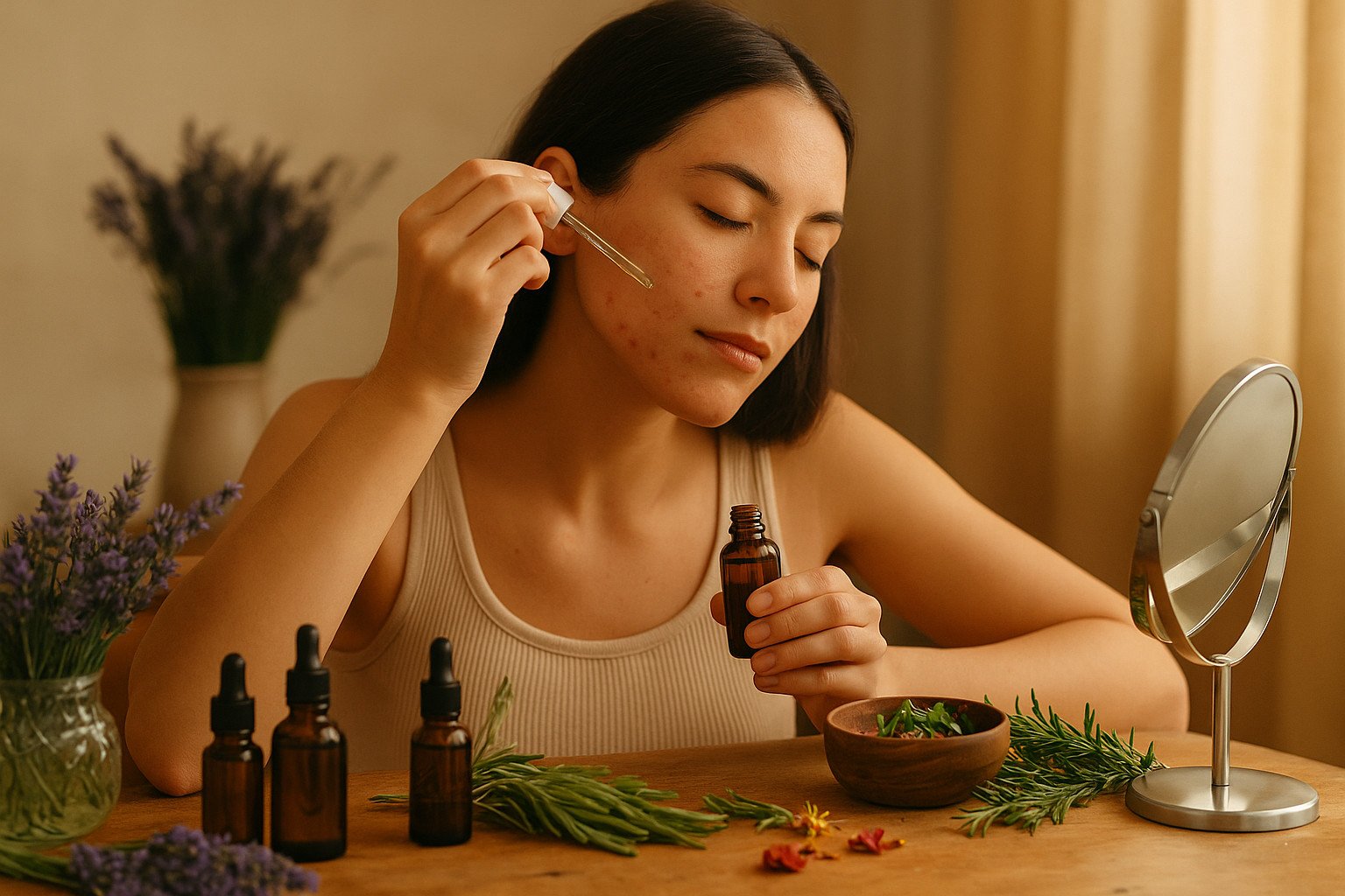 Aceites Esenciales para una Piel Más Equilibrada y con Menos Imperfecciones