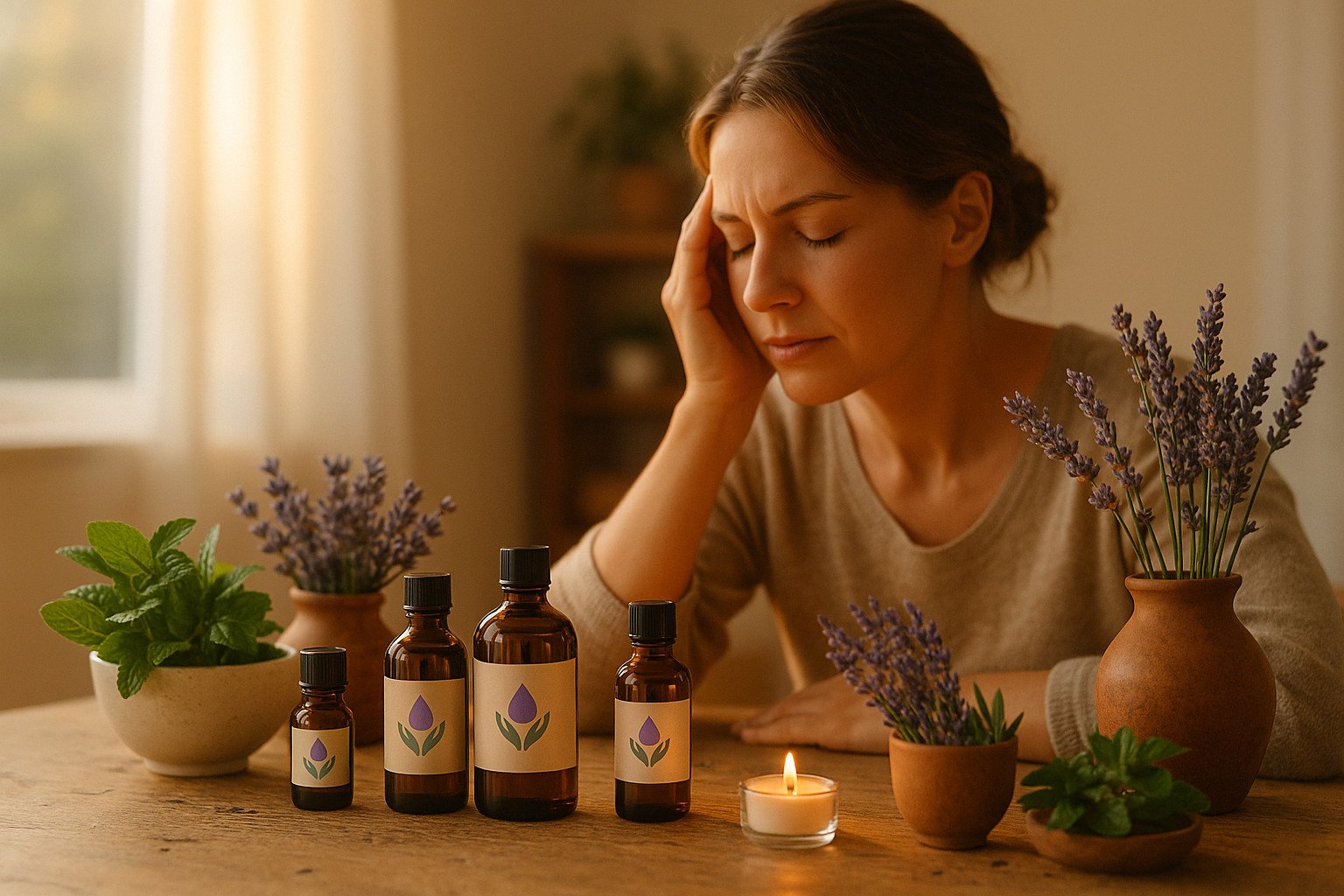 Aceites Esenciales para Acompañarte en la Comodidad de la Cabeza y el Bienestar Diario